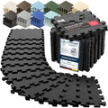 bemaxx Gym Mats Set - 18 pcs EVA Interlocking Foam Floor Tiles (12.6