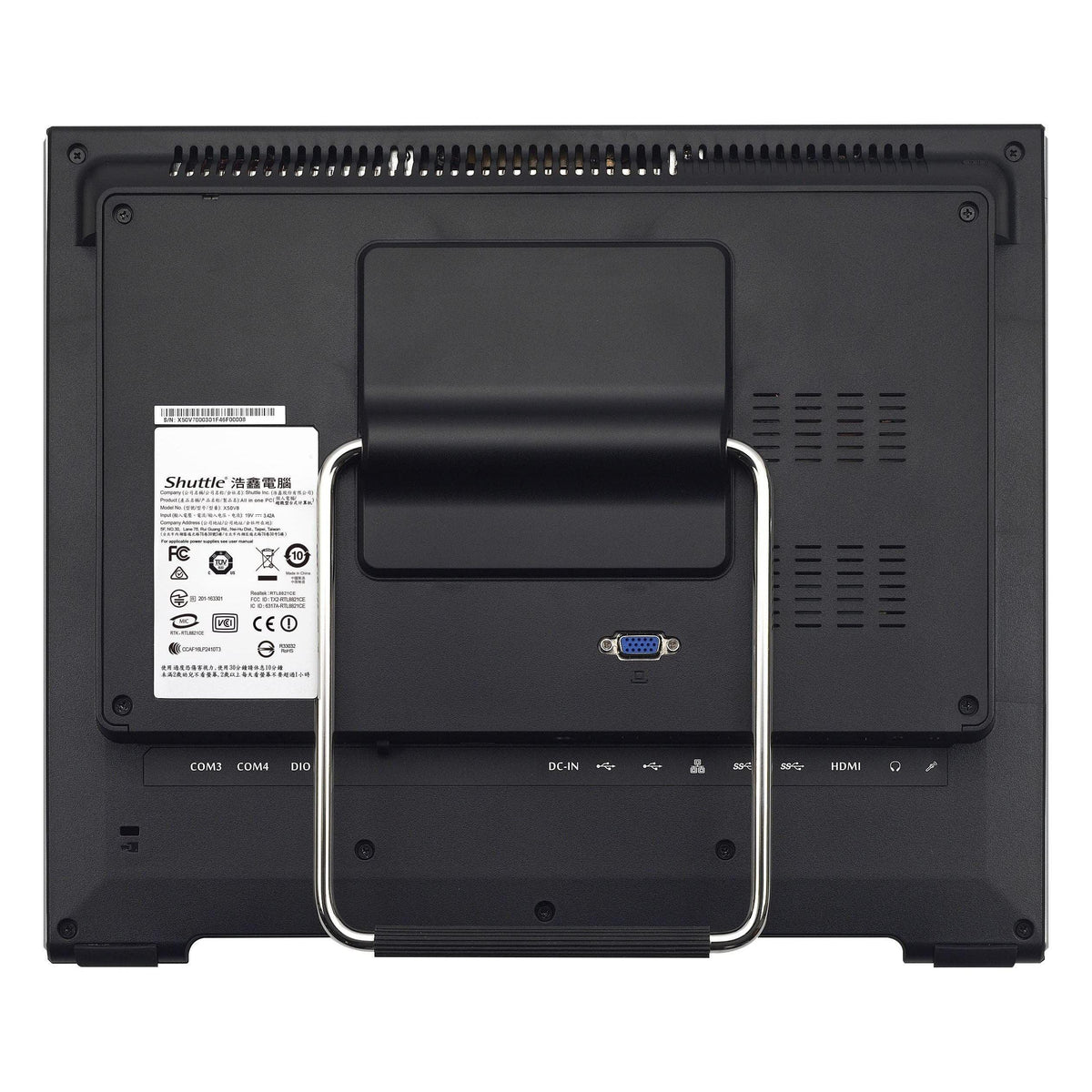 Shuttle XPC X50V8 Barebone System - Desktop - Socket BGA-1528-1 x Processor Support - Intel Celeron 10th Gen 5205U 1.90 GHz Dual-core (2 Core)