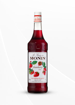 Monin Strawberry Flavored Syrup, 1 L