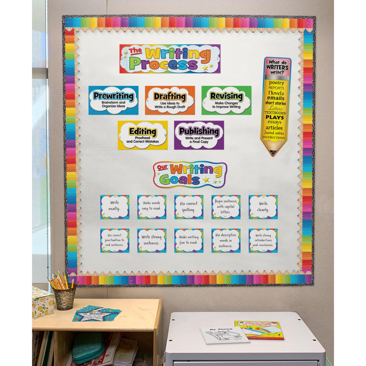 Teacher Created Resources Better Than Paper Bulletin Board Roll, 4 Ft X 12 Ft, White