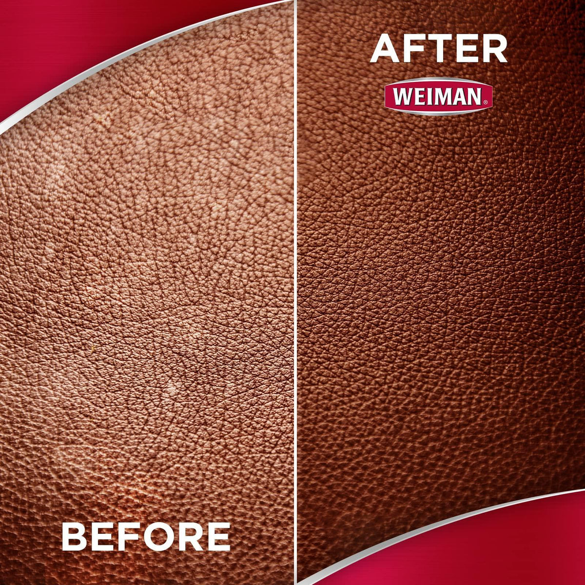 Weiman Leather Cleaner Wipes - Clean Condition UV Protection Help Prevent Cracking or Fading of Furniture, Car Interior, Couch, and Shoes, 2 Pack with Microfiber Cloth