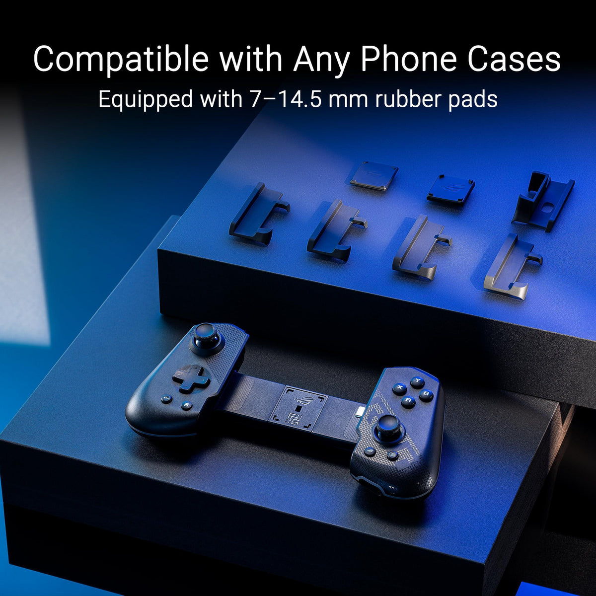ASUS ROG Tessen Gaming Mobile Controller for Android (foldable, one size fits all, on-the-fly key mapping, RGB lighting, 500Hz polling rate)