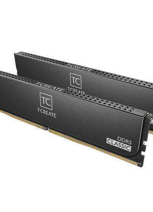 TEAMGROUP T-Create Classic 10L DDR5 32GB Kit (2 x 16GB) 5600MHz (PC5-44800) CL46 Intel XMP 3.0 & AMD EXPO Compatible Desktop Memory Module Ram - CTCCD532G5600HC46DC01