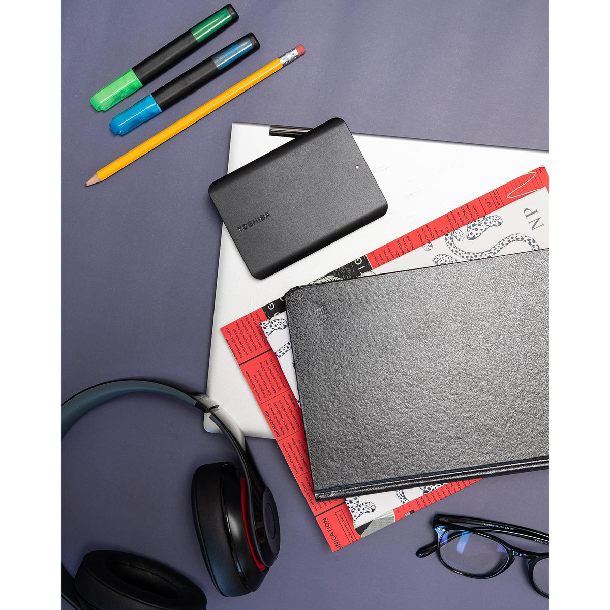 Toshiba Canvio Basics 4TB Portable External Hard Drive USB 3.0, Black - HDTB540XK3CA