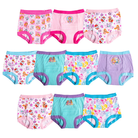 Paw Patrol Girls Toddler Potty Training Pants With Chase, Skye & More With Success Chart & Stickers Size 18, 2T, 3T, 4T, 10-Pack, 3T