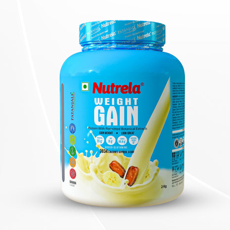 Nutrela Weight Gainer Powder Banana Flavour 2kg