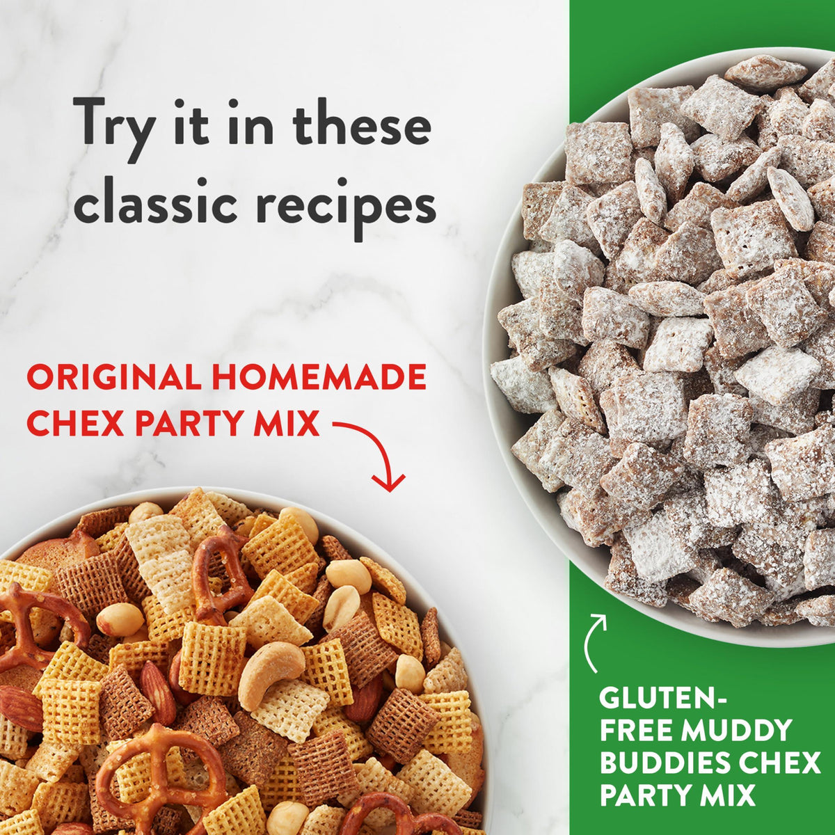 Corn Chex Gluten Free Breakfast Cereal, Homemade Chex Mix Ingredient, Family Size, 18 oz