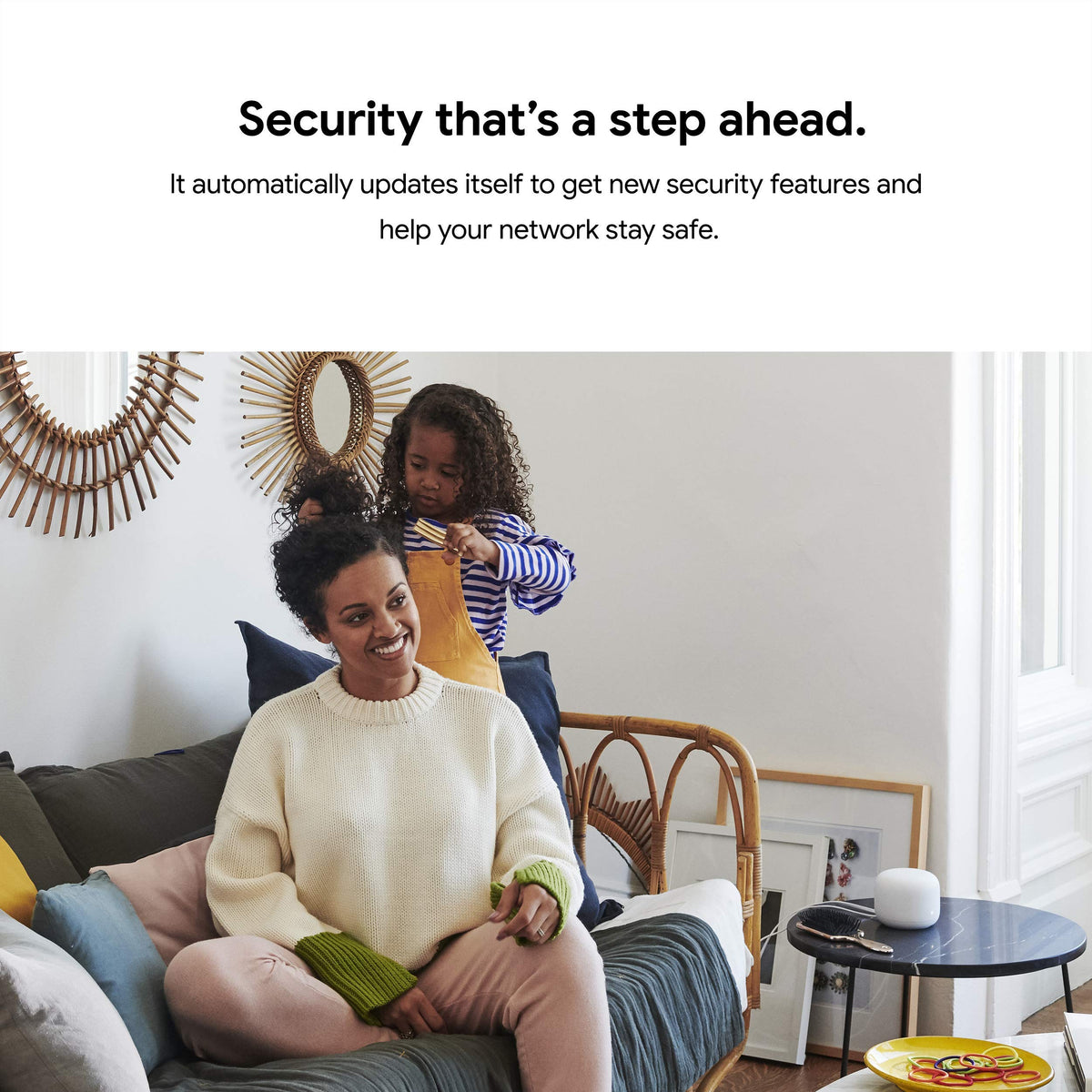 Google Nest WiFi Router 4x4 AC2200 Mesh Wi-Fi Router with 2200 sq ft Coverage (Renewed)