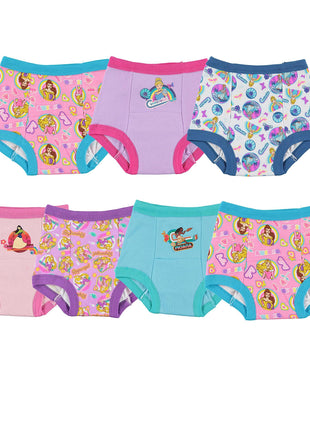 Disney Girls' Princess Potty Training Pants Include Success Chart & Stickers With Cinderella, Belle, Moana & More in Sizes 2t, 3t, 4t