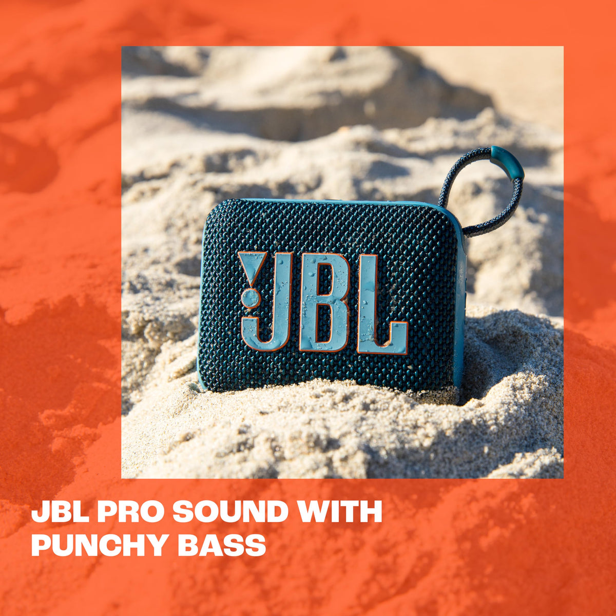 JBL Go 4 - Ultra-Portable, Waterproof and Dustproof Bluetooth Speaker, Big Pro Sound with Punchy bass, 7-Hour Built-in Battery, Made in Part with Recycled Materials (Purple)