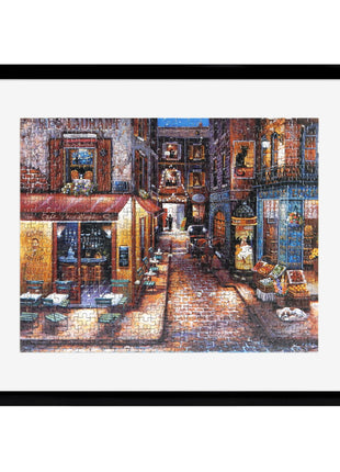 MCS 20x27 Puzzle Frame for Finished Puzzles, Black Vertical & Horizontal Wall-Mounted Large Picture Display for Preservation (1-Pack)
