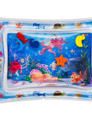 Splashin'kids Inflatable Tummy time Premium Water mat Infants and Toddlers is The Perfect Fun time Play Activity Center Your Baby's Stimulation Growth