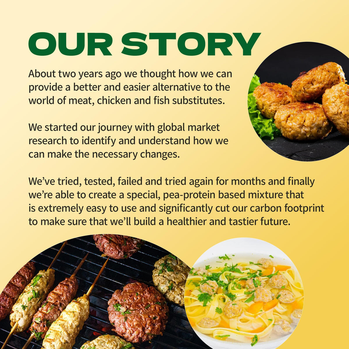 Plant-Based Meat: Vegan Beef Substitute Made from Pea Protein – High-Protein, Keto-Friendly, Gluten-Free, Dairy-Free, Sustainable Vegan Meat Alternative. Perfect for Plant-Based Recipes.