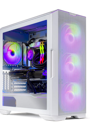 Skytech Eclipse Gaming PC Desktop, Ryzen 7 9800X3D 4.7 GHz (5.2 GHz Turbo), AMD RX 9070 XT 16GB, X670 Board, 2TB Gen4 NVMe SSD, 32GB DDR5 RAM 6000 RGB, 1000W Gold PSU, Wi-Fi, Win 11