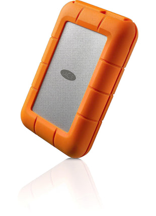 LaCie Rugged USB-C 1TB External Hard Drive Portable HDD USB 3.0 – Drop Shock Dust Rain Resistant Shuttle Drive, for Mac and PC Computer Desktop Workstation Laptop, 1 Month Adobe CC (STFR1000800)