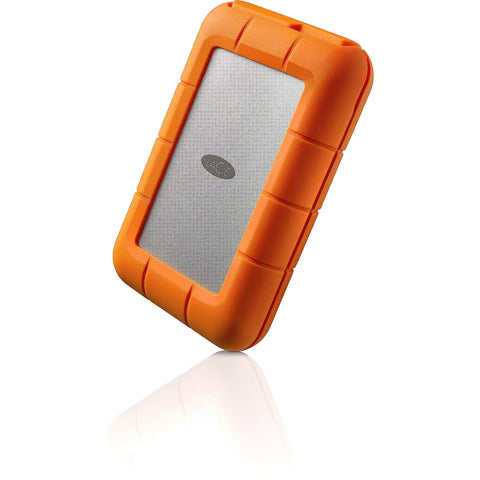 LaCie Rugged USB-C 1TB External Hard Drive Portable HDD USB 3.0 – Drop Shock Dust Rain Resistant Shuttle Drive, for Mac and PC Computer Desktop Workstation Laptop, 1 Month Adobe CC (STFR1000800)