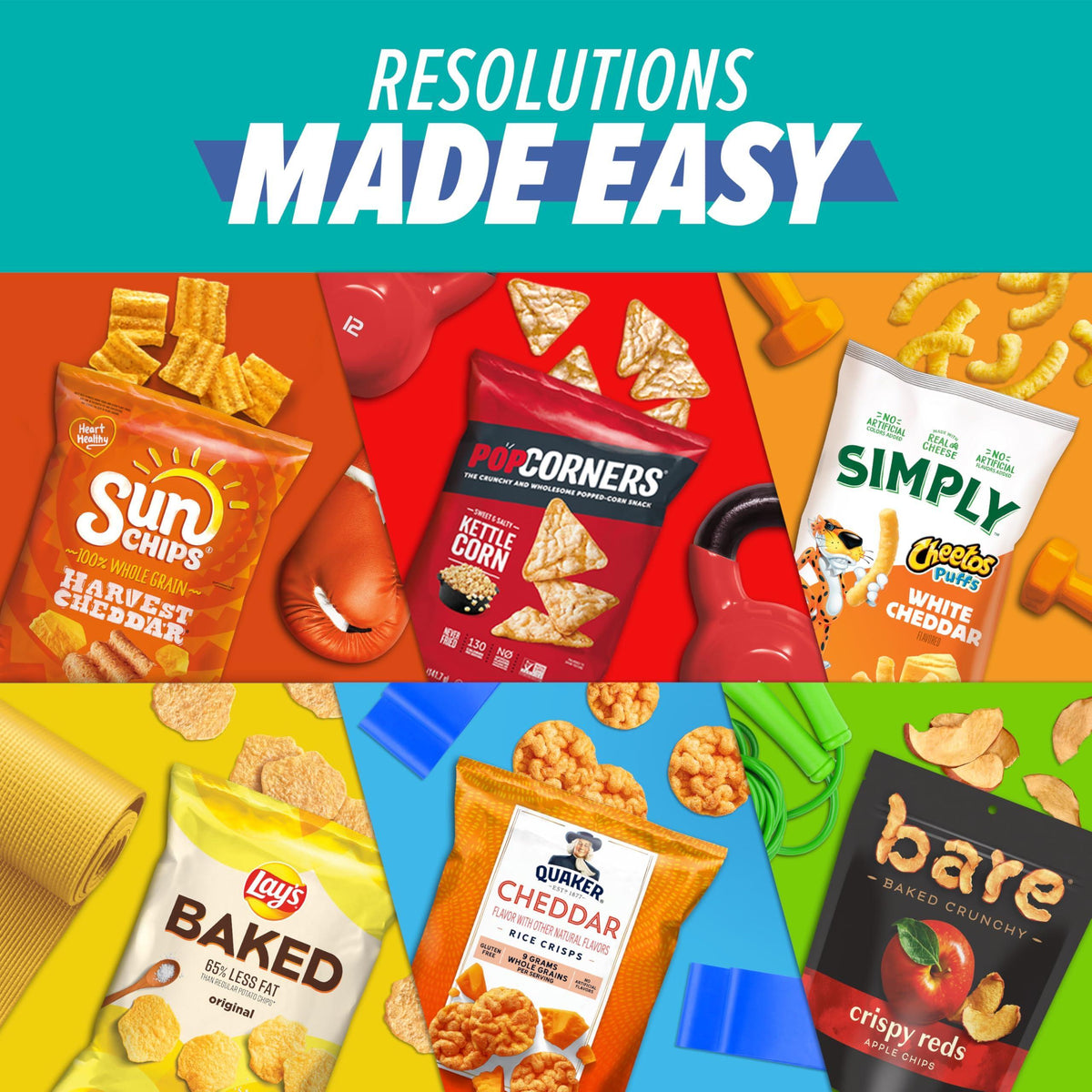 Frito Lay Ultimate Smart Care Package 2.0, Variety Assortment of Snacks (Pack of 40)