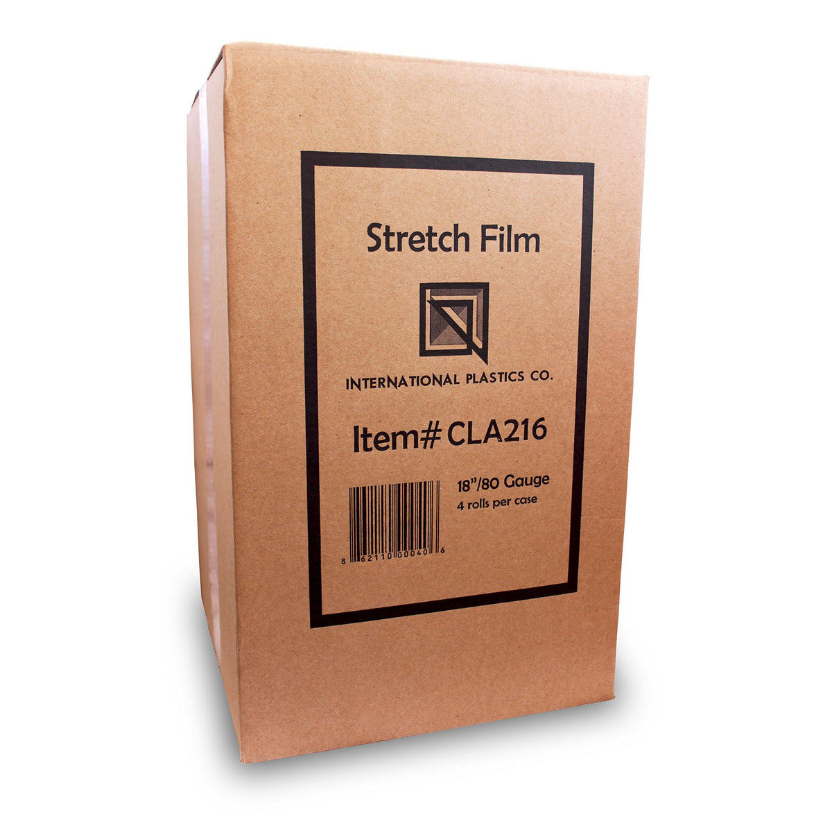 International Plastics Co. 18" Stretch Film/Wrap 1500 feet 7 Layers 80 Gauge Industrial Strength up to 800% Stretch 20 Microns Clear Durable Adhering Packing Moving Heavy Duty Shrink Film Box of 4