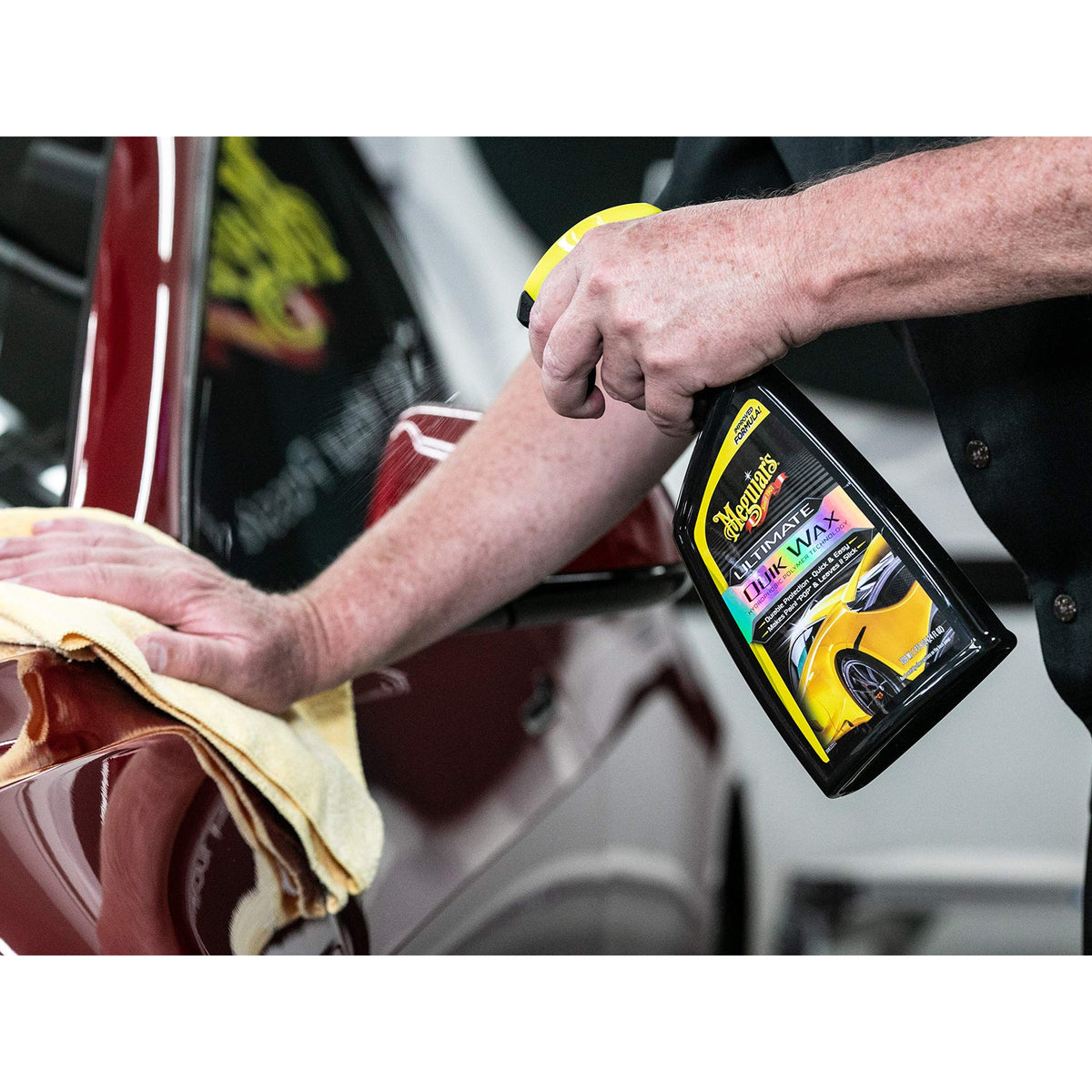 Meguiar's Ultimate Wash and Wax Bundle with Meguiar's Microfiber Wash Mitt, Perfect for Completing a Car Wash, Getting a Brilliant Shine, and Protecting Your Car’s Finish, Safe for all Car Exteriors