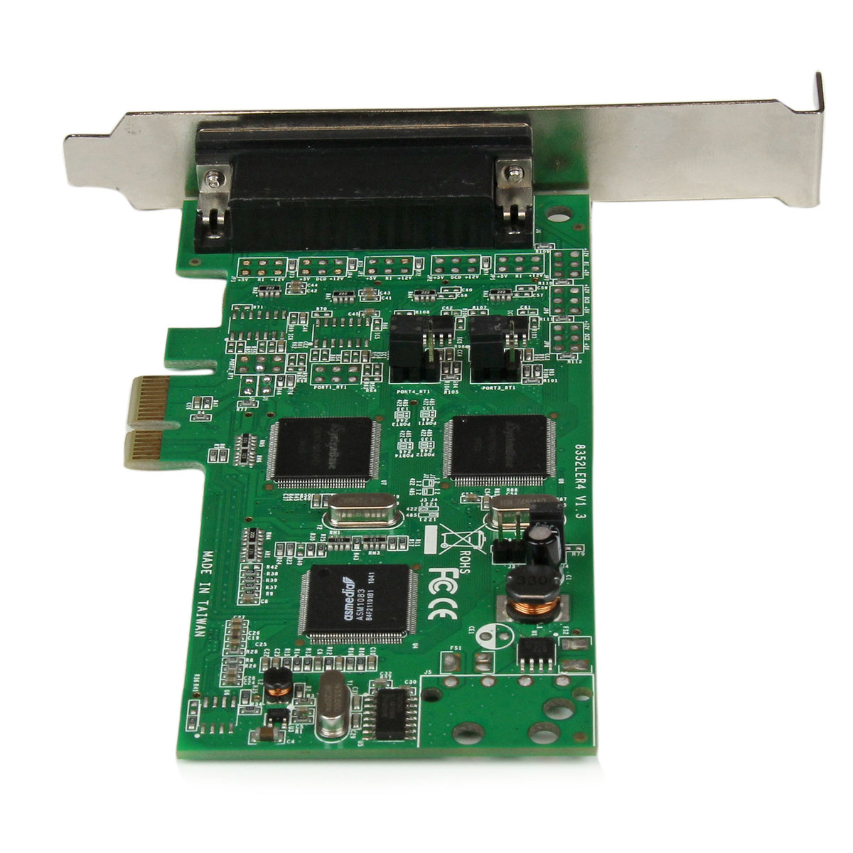 ADD Two RS232, and Two RS422/485 Serial Ports to Your PC Through A PCI-Express E