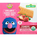 Earth's Best Organic Kids Snacks, Sesame Street Toddler Snacks, Organic Sunny Days Snack Bars for Toddlers 2 Years and Older, Strawberry with Other Natural Flavors, 16 Bars Per Box