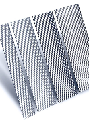 18 Gauge Brad Nails 4 Sizes (2",1-1/2",1-1/4",3/4"),1000-Pack | Assorted Galvanized 18 GA Nail Gun Nails and Small Finishing Nails for Pneumatic, Electric Brad Nailer