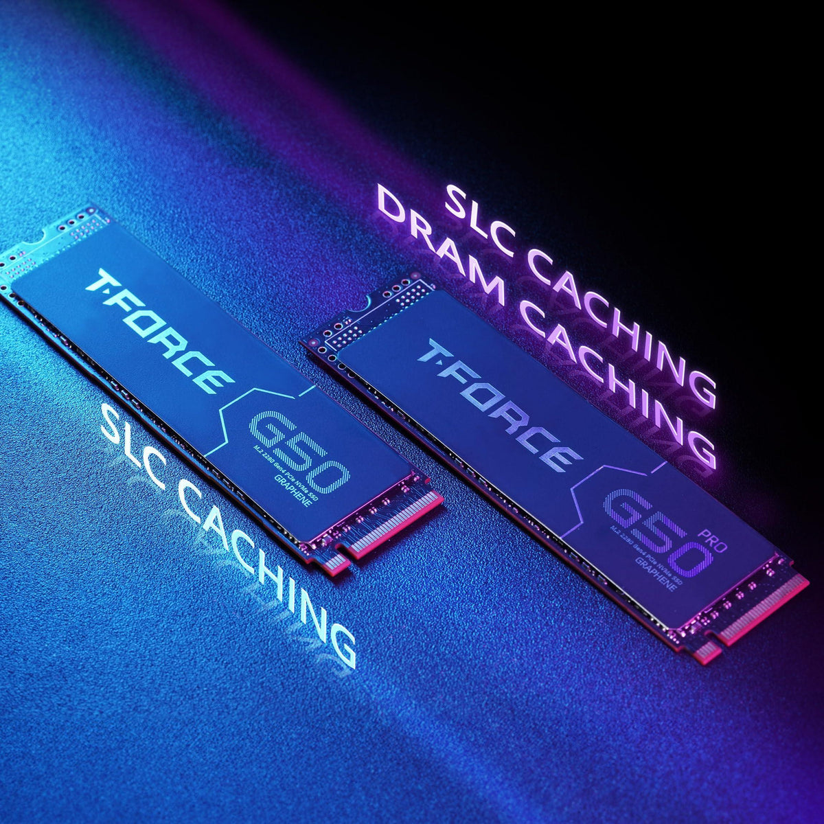 TEAMGROUP T-Force G50 1TB SLC Caching 3D TLC NAND NVMe InnoGrit PCIe Gen4x4 M.2 2280 Gaming SSD with Ultra-Thin Graphene Heat Spreader Works with PS5 Read/Write 5000/4800 MB/s TM8FFE001T0C129