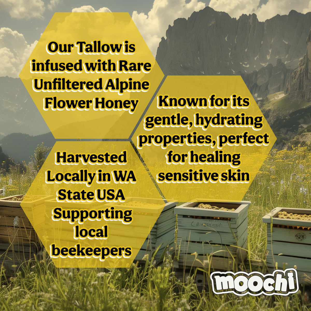 Beef Tallow for Skin – Organic 100% Grass-Fed Whipped Balm with Rare Alpine Flower Honey, Natural Moisturizer Cream for Nourishing Skin Hydration