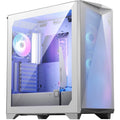 MSI MPG GUNGNIR 300R Airflow White - Premium Mid-Tower Gaming PC Case - Tempered Glass Side Panel - ARGB 120mm Fans - Liquid Cooling Support up to 360mm Radiator - White Color Case