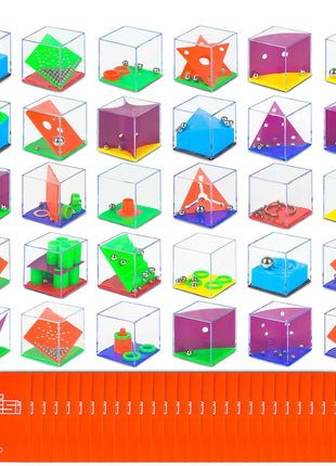 BONNYCO Brain Teaser Puzzles Cubes Kids Party Favors Pack 30. Pinata Goodie Bags Stuffers for Kids 3-5 4-8, Return Gifts for Birthday Party. Mini Puzzle Games, Classroom Prizes, Rewards Stocking