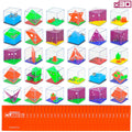 BONNYCO Brain Teaser Puzzles Cubes Kids Party Favors Pack 30. Pinata Goodie Bags Stuffers for Kids 3-5 4-8, Return Gifts for Birthday Party. Mini Puzzle Games, Classroom Prizes, Rewards Stocking