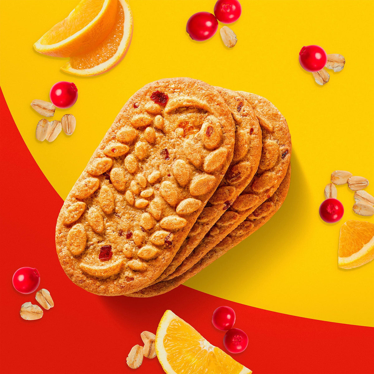 belVita Breakfast Bars Biscuits, Cranberry Orange, 8 Packs (4 Biscuits Per Pack)