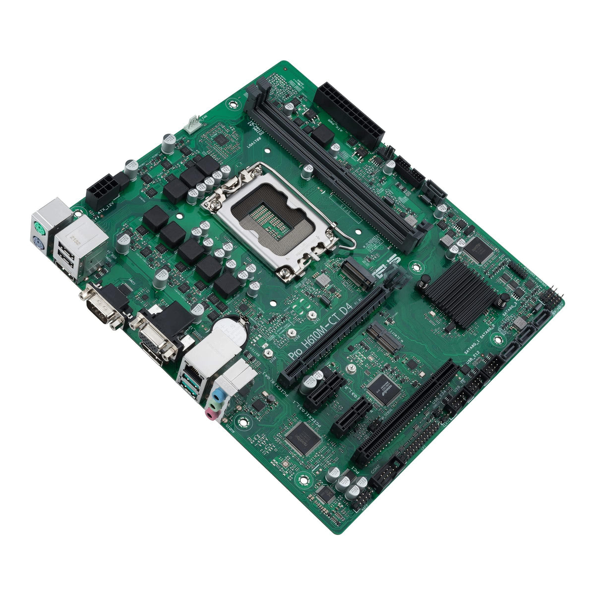 ASUS Pro H610M-CT D4-CSM LGA 1700(Intel 12th Gen&Intel vPro)TCO-optimized Commercial Motherboard( PCIe 4.0,DDR4, DP/HDMI/D-Sub,USB 3.2 Gen 2,M.2 E slot,TPM IC onboard,SMBUS,ACCE, Boot Defender)