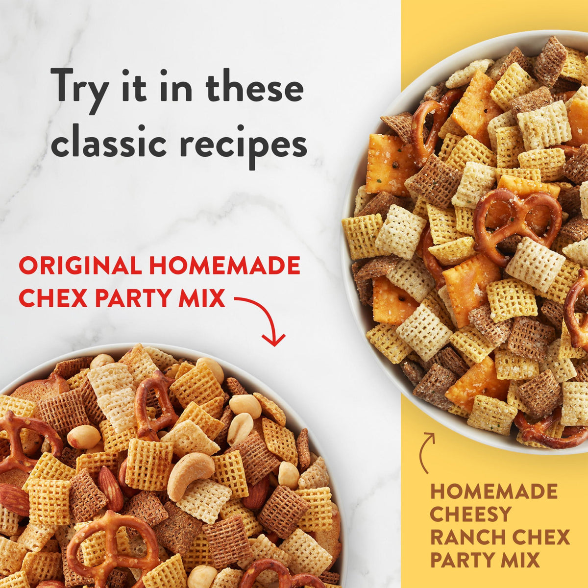 Wheat Chex Breakfast Cereal, Homemade Chex Mix Ingredient, Family Size, 19 oz