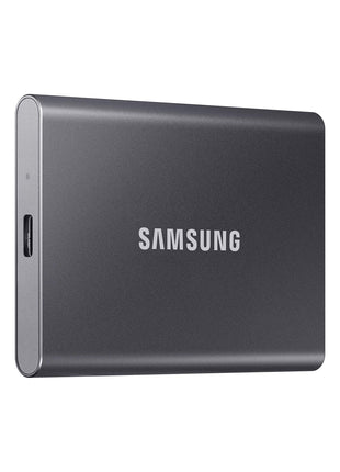 Samsung T7 Portable SSD 1TB Titan Gray, USB 3.2 Gen 2, Up to 1,050MB/s | Reliable External Solid State Drive Storage for Gaming, Students, Professionals (MU-PC1T0T/AM)