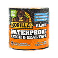 Gorilla Waterproof Patch & Seal Tape, Black Tape, 4