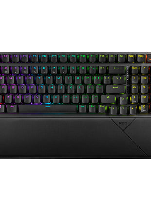 ASUS ROG Strix Scope II 96 Wireless Mechanical Gaming Keyboard 96% Full-Size, Tri-Mode Connectivity, Hot Swappable Pre-lubed ROG NX Snow Linear Switches, PBT Keycaps, RGB, PC/Mac Support-Black
