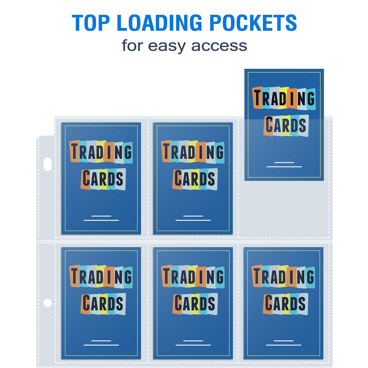 36 Pack 9 Pocket Page Protectors, Sooez Trading Card Sleeves for 3 Ring Binder, Baseball Cards Holder, Protective Pages Sheets for Binders Album, Fit for YuGiOh, MTG, Game, Business & Sports Cards
