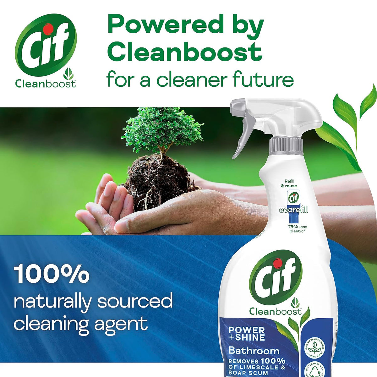 Cif Power & Shine Bathroom Cleaner 700ml