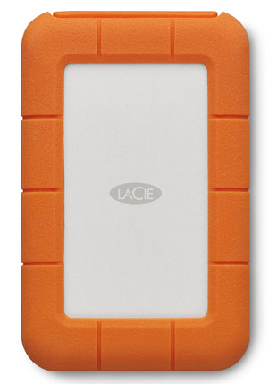 LaCie Rugged USB-C, 4TB, Portable External Hard Drive, Drop, Shock, Dust, Rain Resistant, for Mac & PC (STFR4000800)