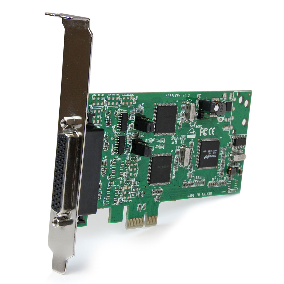 ADD Two RS232, and Two RS422/485 Serial Ports to Your PC Through A PCI-Express E