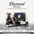 Astaberry Diamond Facial Kit 6 Steps For All Skin Types- Skin Brightening Therapy Ultimate Glow & Radiance | Skin Smooth & Hydrating | Reduce Blemishes | Replenishes the Skin