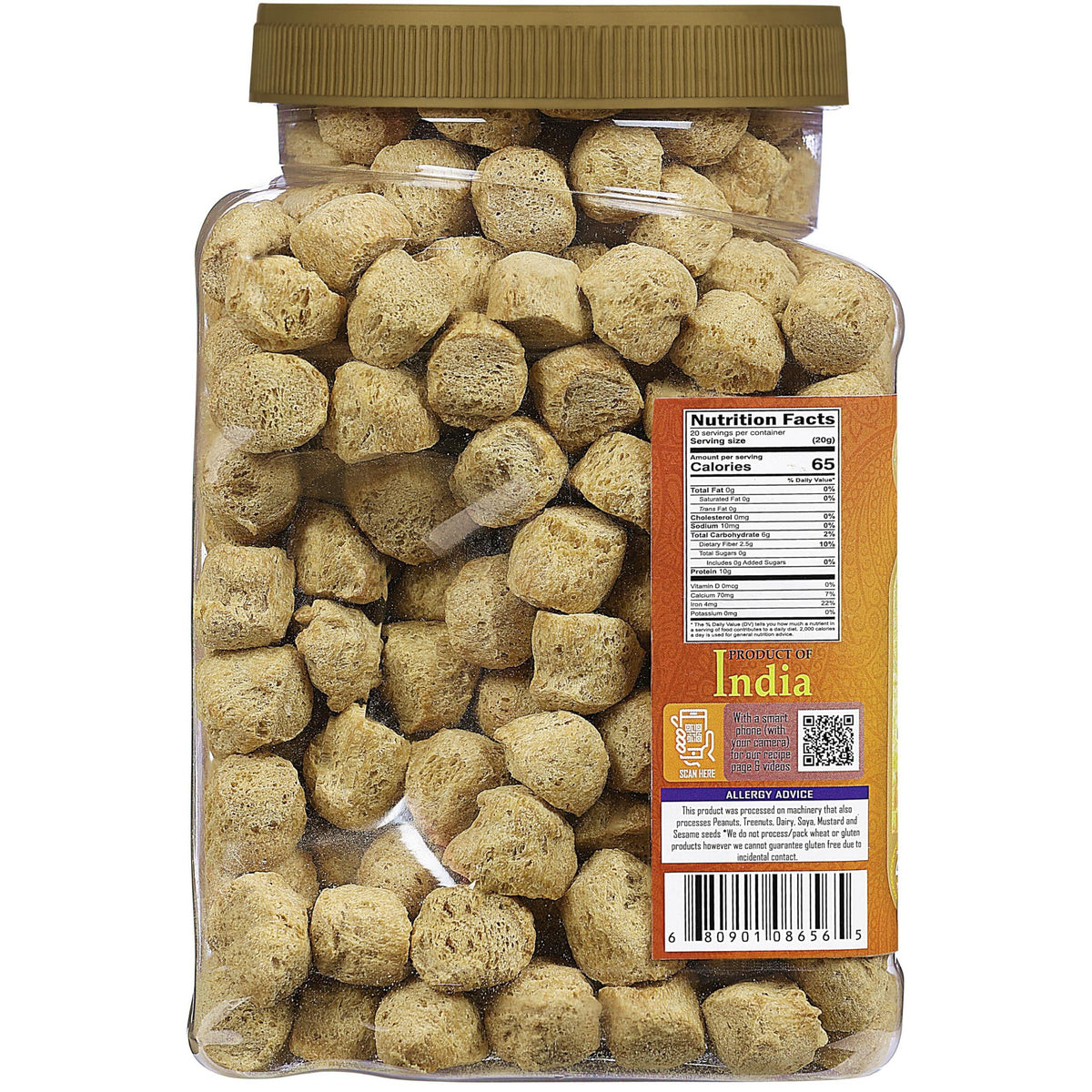 Rani Soya Chunks Nuggets (High Protien) Vadi 14oz (400g) ~ All Natural, Salt-Free | Vegan | No Colors | Gluten Friendly | NON-GMO | Kosher | Indian Origin | Meat Alternate Substitute