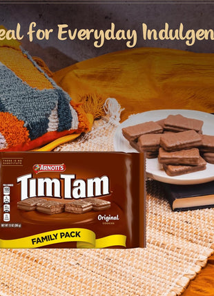 Arnott’s Tim Tam Milk Chocolatey Cookies, Original Flavour, Family Pack 365g (12.9 oz) – Authentic Imported
