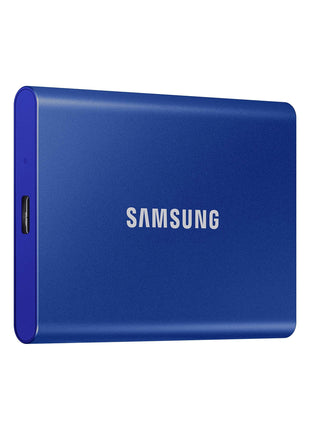 SAMSUNG T7 Portable SSD, 2TB External Solid State Drive, Speeds Up to 1,050MB/s, USB 3.2 Gen 2, Reliable Storage for Gaming, Students, Professionals, MU-PC2T0H/AM, Blue