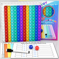 Multiplication Chart Pop It - Multiplication Game Board, 12x12 Times Table Math Game Board for Kids Learning, Educational Multiplication Machine Toy