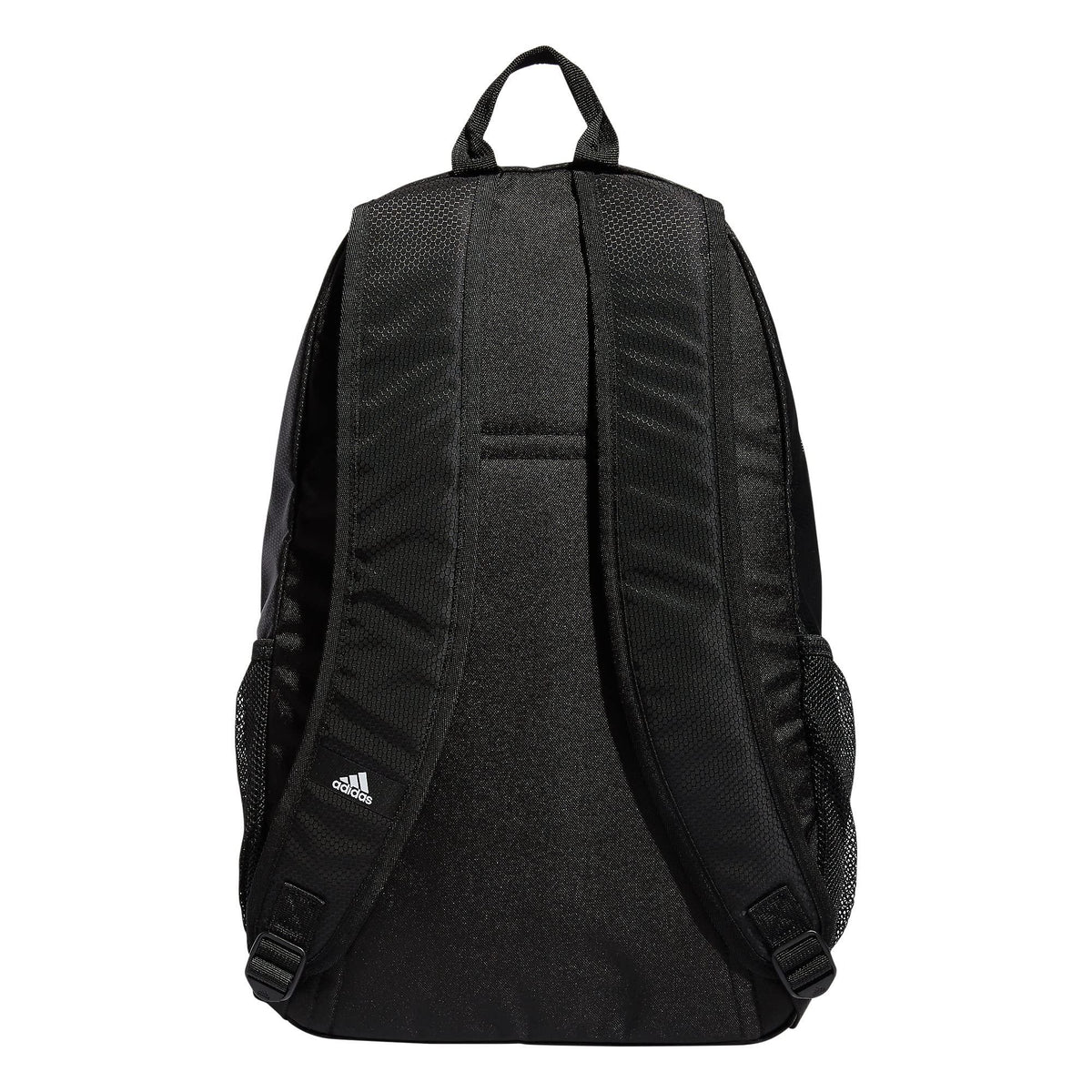 adidas Foundation Backpack for Laptop, Large Durable Athletic Gym Bag, Black/White, One Size