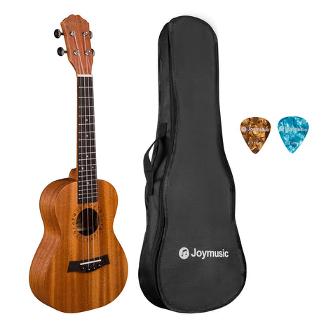 Joymusic 23 inch Concert Mahogany Ukulele Kit,Natural,Matt (UK-23S)
