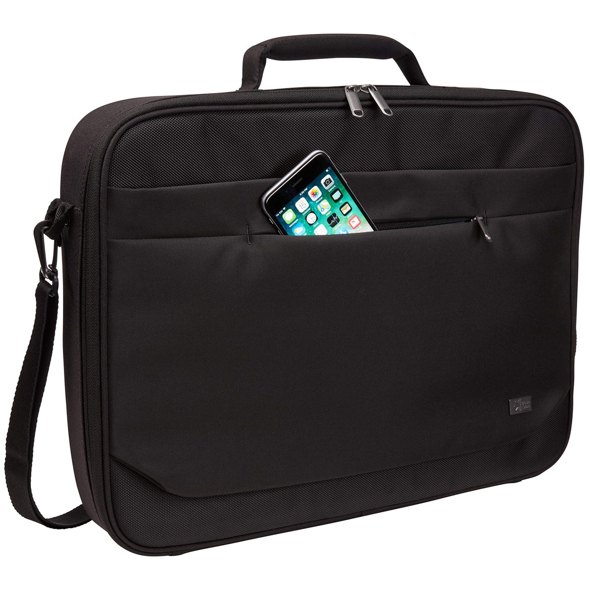 Case Logic Advantage 17.3" Laptop Briefcase-Black