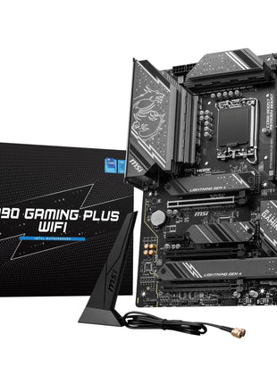 MSI Z790 Gaming Plus WiFi-AMZ Gaming Motherboard (Support 14th/13th/12th Gen Intel Processors, LGA 1700, DDR5, PCIe 5.0, M.2 Slots, 2.5Gbps LAN, USB 3.2 Gen2, Wi-Fi 6E, Bluetooth 5.3, ATX)